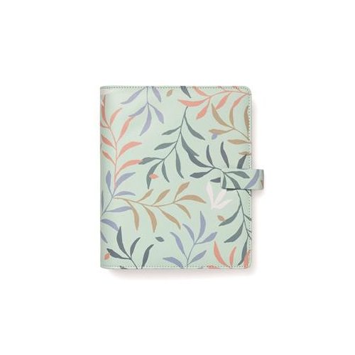 Kalendárium, gyűrűs, betétlapokkal, A5, FILOFAX "Botanical", menta