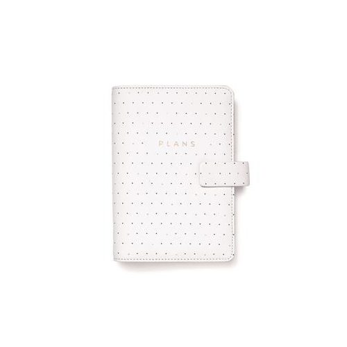 Kalendárium, gyűrűs, betétlapokkal, personal méret, FILOFAX "Moonlight", fehér