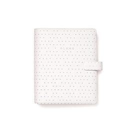   Kalendárium, gyűrűs, betétlapokkal, A5, FILOFAX "Moonlight", fehér