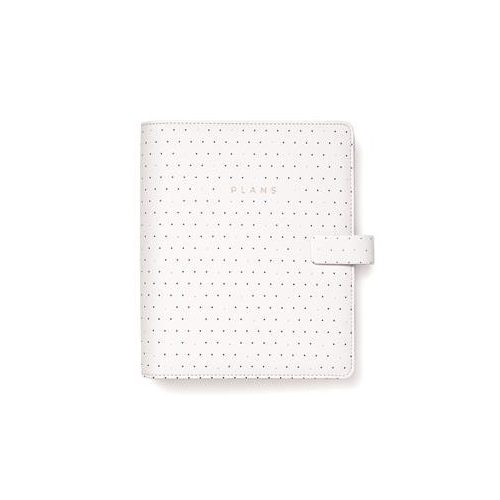 Kalendárium, gyűrűs, betétlapokkal, A5, FILOFAX "Moonlight", fehér
