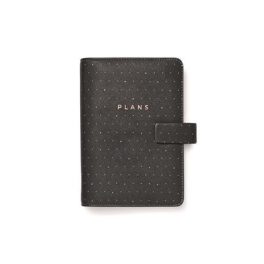   Kalendárium, gyűrűs, betétlapokkal, personal méret, FILOFAX "Moonlight", fekete