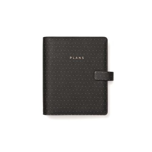 Kalendárium, gyűrűs, betétlapokkal, A5, FILOFAX "Moonlight", fekete