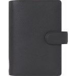 Kalendárium, gyűrűs, betétlapokkal, personal méret, FILOFAX "Norfolk", fekete