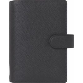   Kalendárium, gyűrűs, betétlapokkal, A5, FILOFAX "Norfolk", fekete