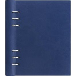   Tervező, naptár és füzet betéttel, A5, FILOFAX "Clipbook Classic", kék