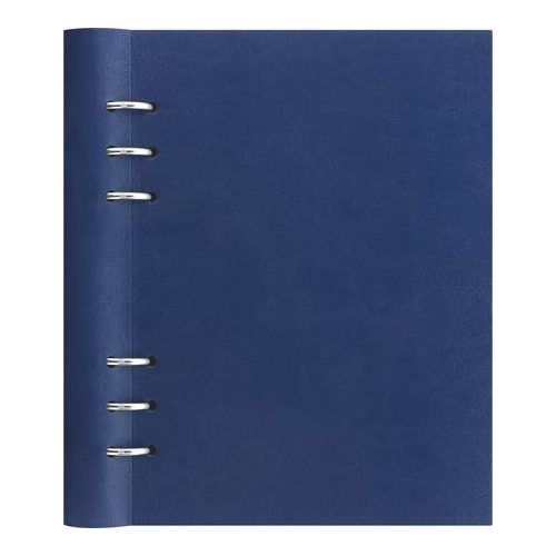Tervező, naptár és füzet betéttel, A5, FILOFAX "Clipbook Classic", kék
