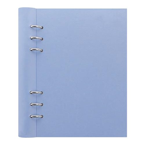 Tervező, naptár és füzet betéttel, A5, FILOFAX "Clipbook Pastel", pasztellkék