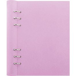   Tervező, naptár és füzet betéttel, A5, FILOFAX "Clipbook Pastel", pasztell-lila