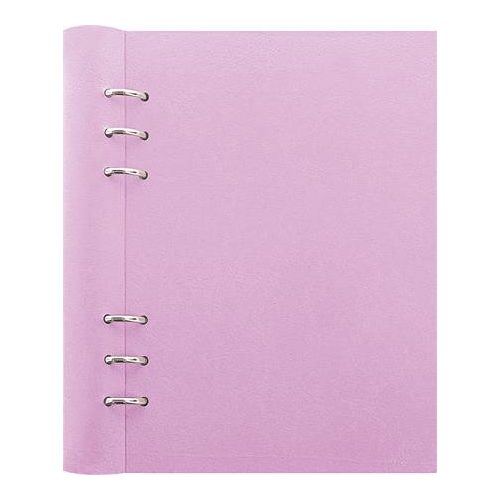 Tervező, naptár és füzet betéttel, A5, FILOFAX "Clipbook Pastel", pasztell-lila