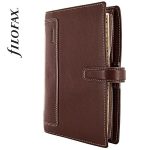 Kalendárium, gyűrűs, betétlapokkal, personal méret, FILOFAX, "Holborn", barna