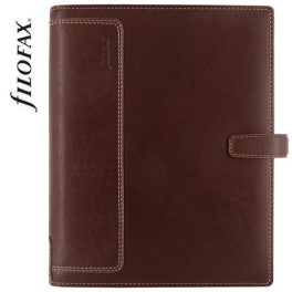   Kalendárium, gyűrűs, betétlapokkal, A5 méret, FILOFAX, "Holborn", barna