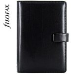 Kalendárium, gyűrűs, betétlapokkal, personal méret, FILOFAX "Metropol", fekete