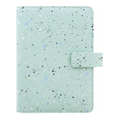 Kalendárium, gyűrűs, betétlapokkal, pocket méret, FILOFAX, "Expressions", menta