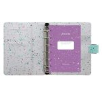 Kalendárium, gyűrűs, betétlapokkal, pocket méret, FILOFAX, "Expressions", menta