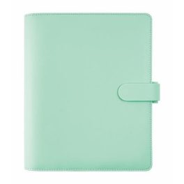   Kalendárium, gyűrűs, betétlapokkal, A5 méret, FILOFAX "Saffiano", menta
