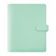 Kalendárium, gyűrűs, betétlapokkal, A5 méret, FILOFAX "Saffiano", menta