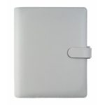 Kalendárium, gyűrűs, betétlapokkal, personal méret, FILOFAX "Saffiano", gránit