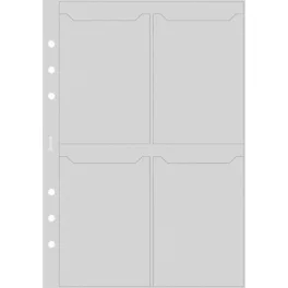 Kalendárium betét, kártyatartó, personal méret, FILOFAX