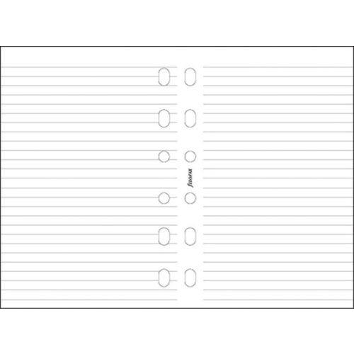 Kalendárium betét, jegyzetlap, A5, vonalas, FILOFAX, fehér