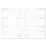 Kalendárium betét, tervező, Filofaxhoz, pocket méret, heti, 1 hét/2 oldal, 2025