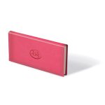 Zsebnaptár, fekvő elrendezésű, TOPTIMER, "Ace", korallpiros