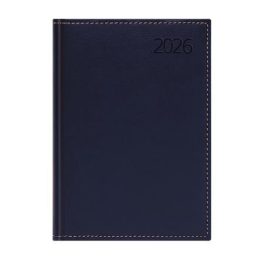   Naptár, tervező, A5, napi, műbőr, TOPTIMER, "Business", kék
