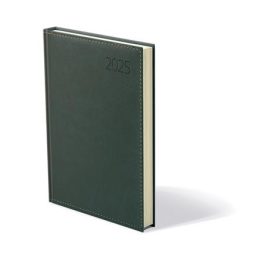   Naptár, tervező, A5, napi, műbőr, TOPTIMER, "Business", zöld