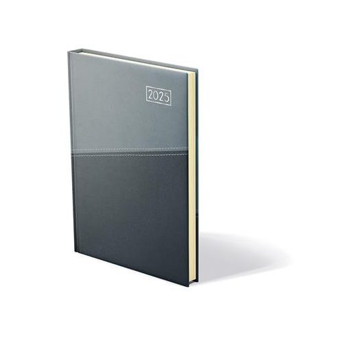 Naptár, tervező, B5, heti, TOPTIMER "Duplex", antracit-szürke