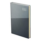 Naptár, tervező, B5, heti, TOPTIMER "Duplex", antracit-szürke