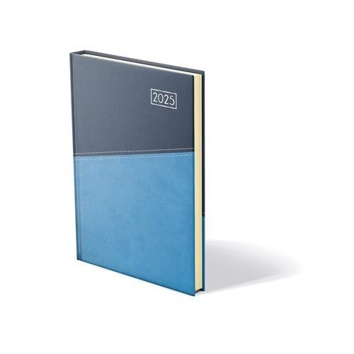 Naptár, tervező, B5, heti, TOPTIMER "Duplex", kék-világoskék
