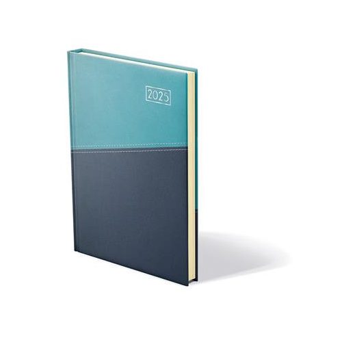 Naptár, tervező, B5, heti, TOPTIMER "Duplex", türkiz-kék