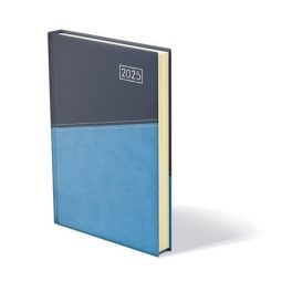   Naptár, tervező, A5, napi, TOPTIMER "Duplex", kék-világoskék