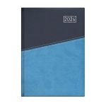 Naptár, tervező, A5, napi, TOPTIMER "Duplex", kék-világoskék