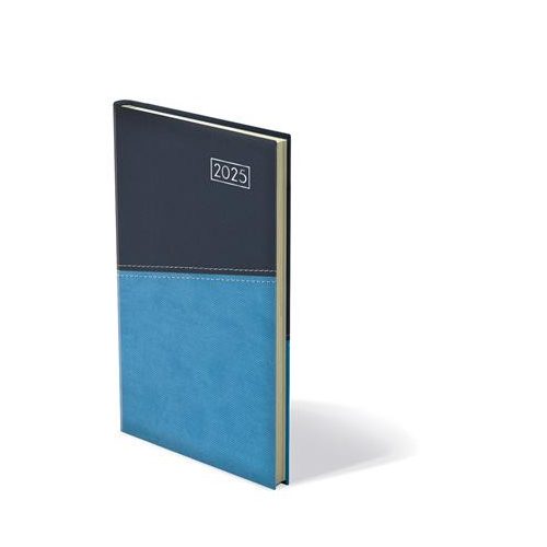 Zsebnaptár, álló elrendezésű, TOPTIMER "Duplex", kék-világoskék