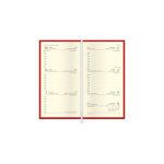 Zsebnaptár, álló elrendezésű, TOPTIMER "Duplex", türkiz-kék