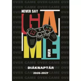   Diáknaptár, 2026/2027 tanév, B6, heti, TOPTIMER "Gamer"