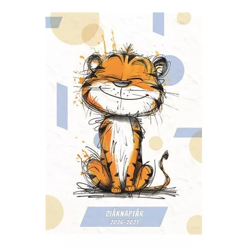 Diáknaptár, 2026/2027 tanév, B6, heti, TOPTIMER, "Tigris"