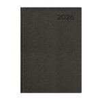 Naptár, tervező, A5, napi, TOPTIMER, "Economic", fekete