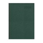 Naptár, tervező, A5, napi, TOPTIMER, "Economic", zöld