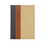 Naptár, tervező, A5, napi, TOPTIMER "Fashion", antracit-barna-bézs