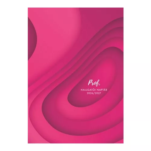 Hallgatói naptár, 2026/2027 tanév, A5, heti, TOPTIMER, pink
