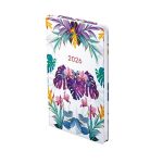 Naptár, tervező, A5, heti, keskeny, TOPTIMER, "Joy", pálma