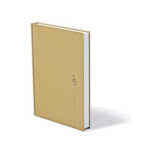 Naptár, tervező, A5, napi, TOPTIMER "Linea", bézs