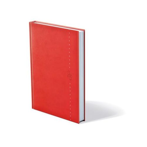 Naptár, tervező, A5, napi, TOPTIMER "Linea", piros