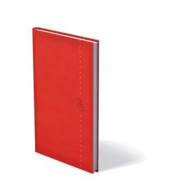   Zsebnaptár, álló elrendezésű, TOPTIMER "Linea", piros