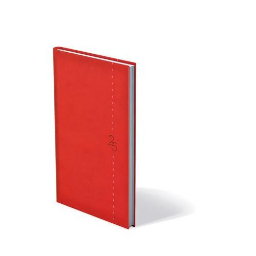 Zsebnaptár, álló elrendezésű, TOPTIMER "Linea", piros