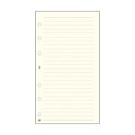 Kalendárium betét, jegyzetlap, "L", vonalas, SATURNUS, chamois