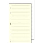 Kalendárium betét, jegyzetlap, "L", vonalas, SATURNUS, chamois