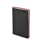 Naptár, tervező, B6, heti, TOPTIMER "Madeira", fekete-bordó