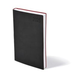   Naptár, tervező, A5, napi, TOPTIMER "Madeira", fekete-bordó
